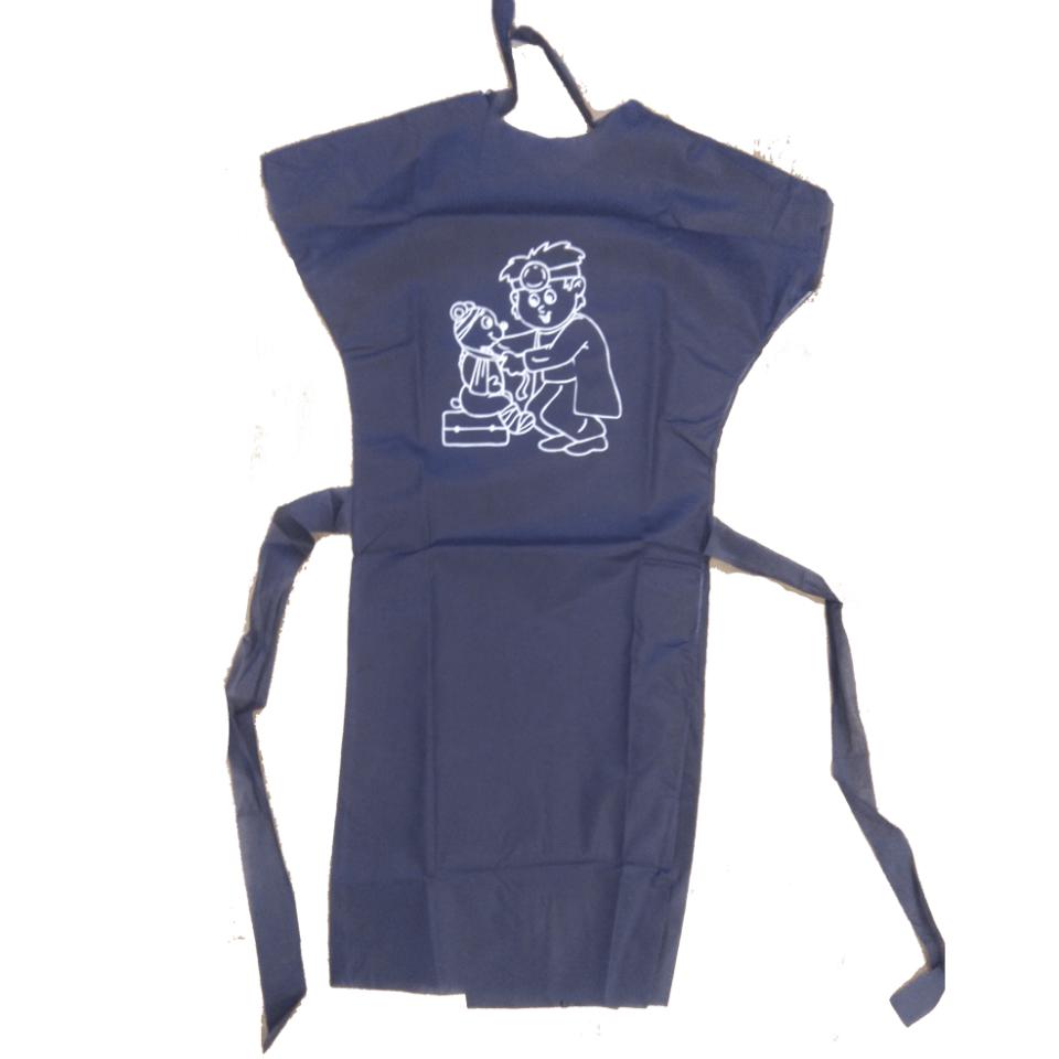 Bata Consulta Infantil 12 años con logo PP Caja 10