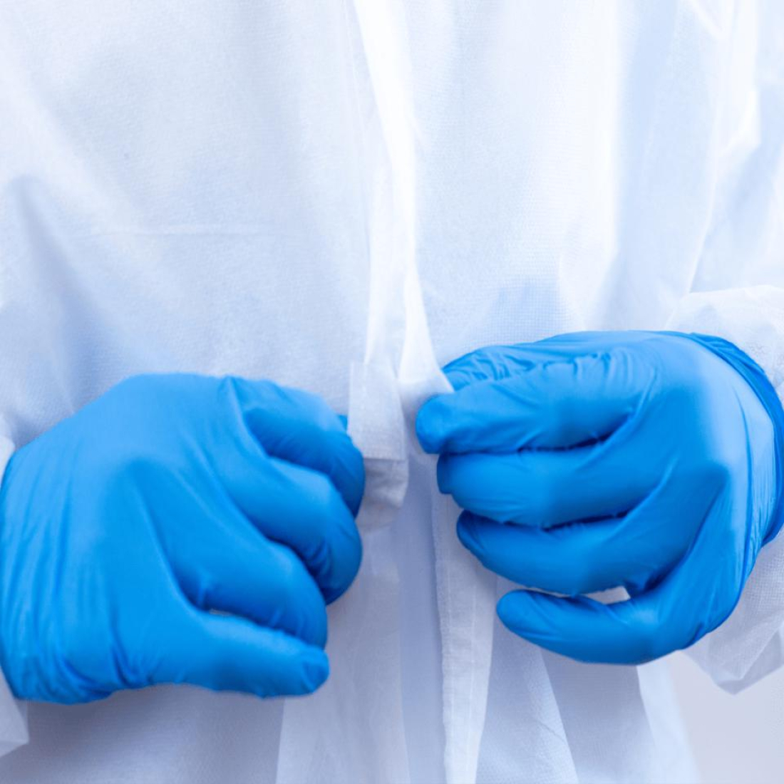 Bata laboratorio PP Velcro sin bolsillos Blanca Ca