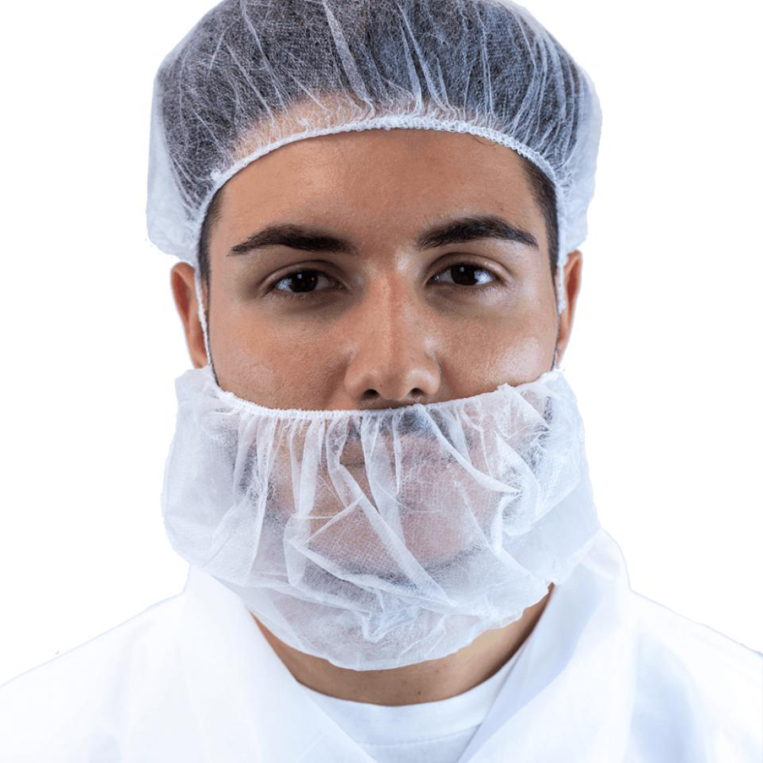 Cubrebarbas PP Blanco Caja 2000 uds