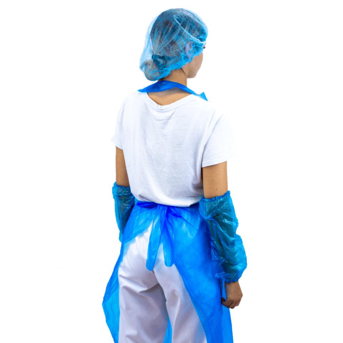 Delantal Plástico 120x76 cms 0 02 mm galga 80 Azul