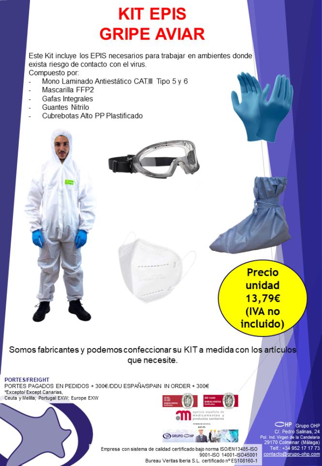 Kit EPIS Gripe Aviar