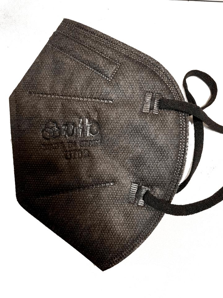 Mascarilla Plegable  FFP2 Negra Bolsa Unitaria