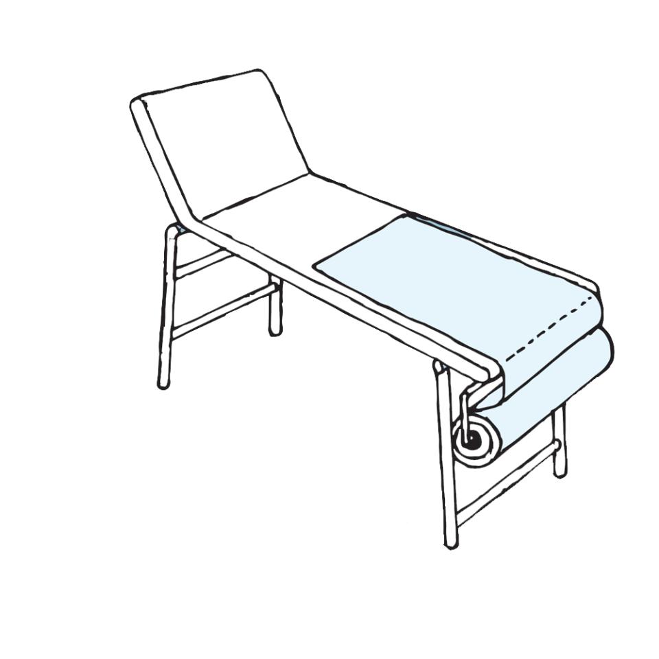 Rollo camilla TST PP 20 gr  80MTS X 60 Cms  Precor