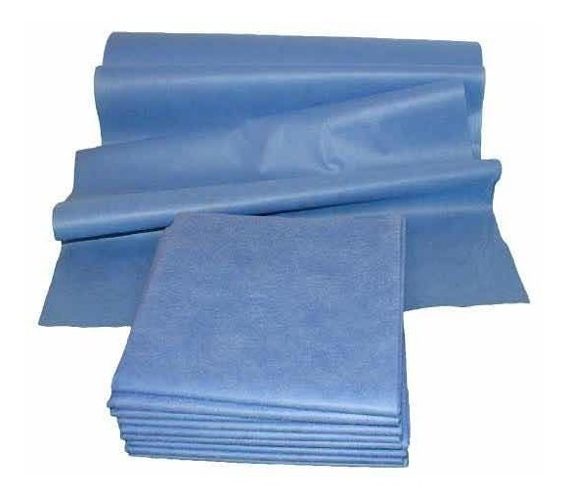 Sabana Desechable PP 30 grs 150 x 200  Celeste Caj