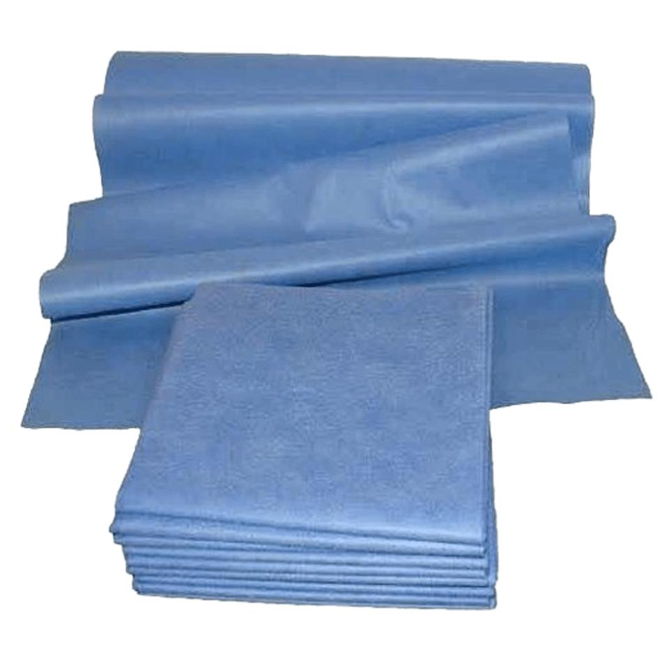 Sabana Desechable PP 30 grs 90 x 180  Celeste Caja