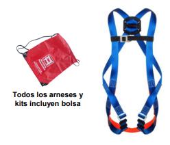 Arnés anticaídas MIRA 12B con enganche anticaídas